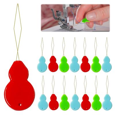 30 Pcs Plastic Needle Threaders Hand Sewing Tool for Crafting Knitting Quilting