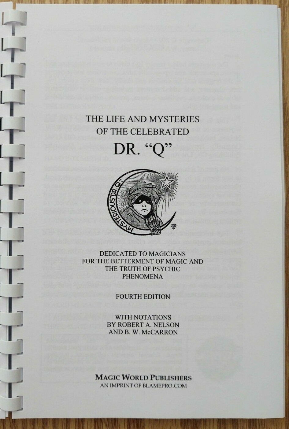 The Dr. Q Book by C. Alexander (séance and spirit medium secrets) - Picture 2 of 4