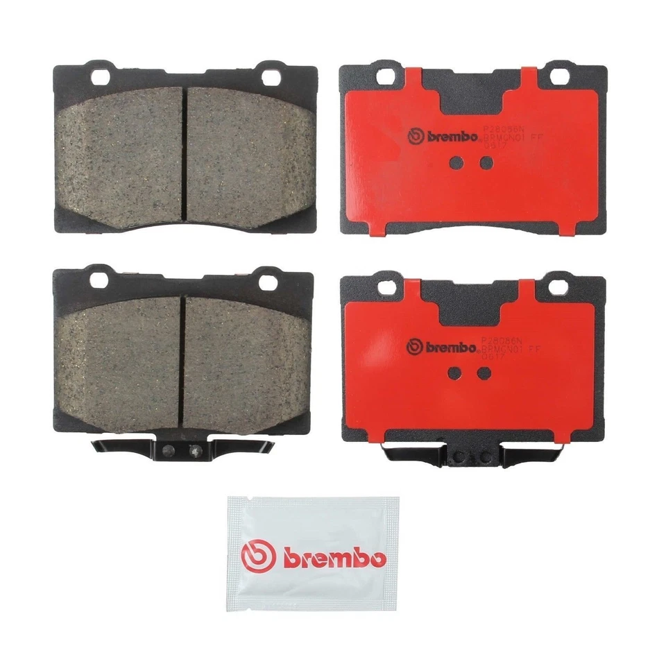 Front Ceramic Brake Pads Kit Brembo P28086N LH RH For 2005-2012 Acura RL 3.5L - Image 2 of 4