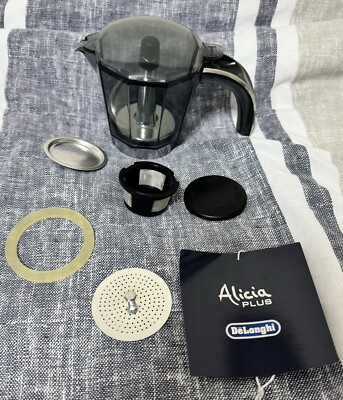 DeLonghi Replacement Jug Lid Gasket Filter Alicia Plus 3&6 Cups