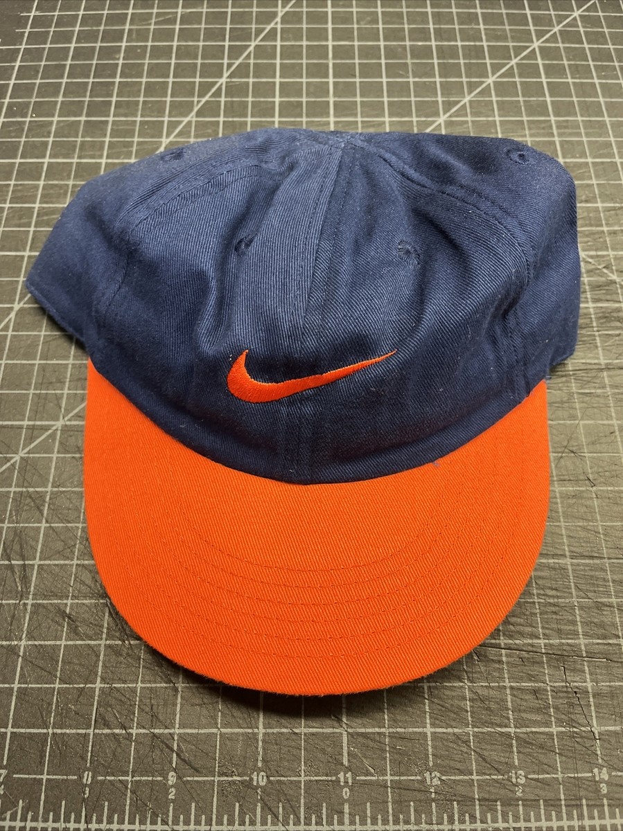 Vintage Nike Toddler Size Adjustable Hat (Navy/Orange) | eBay display picture 1