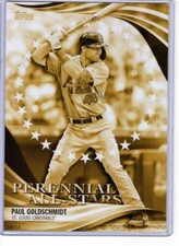 Paul Goldschmidt 2019 Topps Update Perennial All-Stars 5x7 Gold #PAS-35 /10 Card