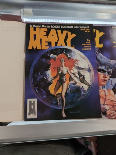 VTG Heavy Metal Magazine 1984 Complete Lot January thru December FN/VF Est. 1977 - Picture 6 of 15