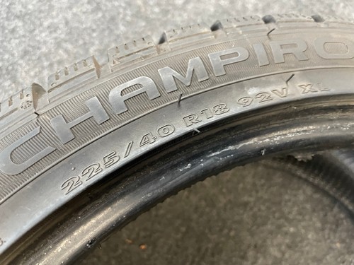 1x neumático de invierno GT Radial Champiro Winterpro HP 225 40 r18 92 DOT: 28/15 aprox. 6 mm - Imagen 6 de 9