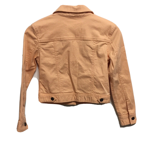 peach denim jacket men