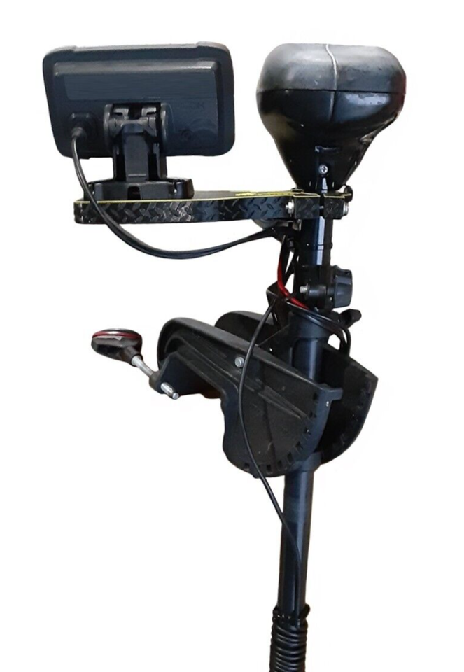 Troll and Find fish finder mount kit for Minn Kota and Lowrance Hook