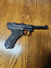 Knickerbocker Luger Plastic Toy Water Pistol Squirt Gun, German, Vintage Antique