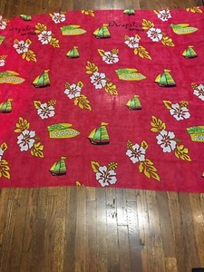 VINTAGE AUTHENTIC RIMA ACAPULCO MEXICO BRIGHT CHIFFON PAREO BEACH LONG SCARF NWT