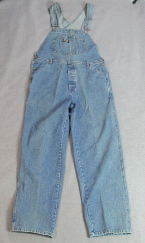 Mono de mezclilla azul grande vintage Guess Jeans retro etiqueta verde años 80 HECHO EN EE. UU.
