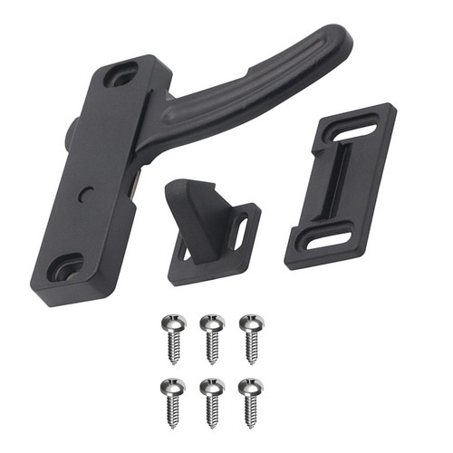 RV Inside screen door latch Right Handle Replacement Kit Easy to install - Picture 5 of 14