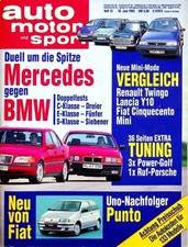 3) Auto Motor Sport AMS 13/1993 - Lancia Y 10 1.1 Avenu - Alfa Romeo 155 2.0 T.