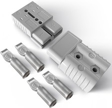 2 PCS 2-4 Gauge Battery Quick Connector 175A 12-36V Wire Harness Plug Kit