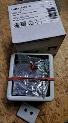 Gira 515230 KNX Taster-BA 2 Punkt WG AP IP44 mit Kontrollfenster Busankoppler