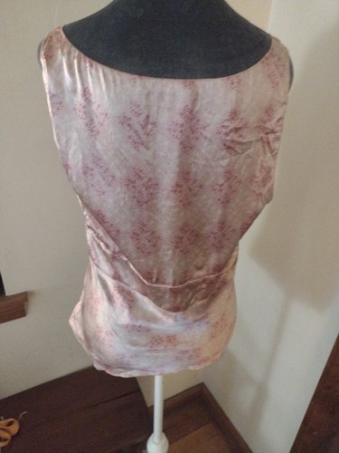Womens Pink Silk Blouse Size Large By The Limited - Picture 2 of 3