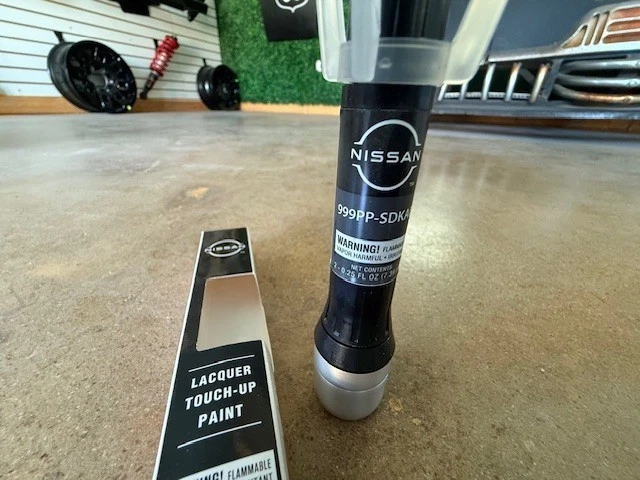 Nueva pistola de pincel metálica genuina Nissan de retoque OE 999PPSDKAD Foto 2 de 4