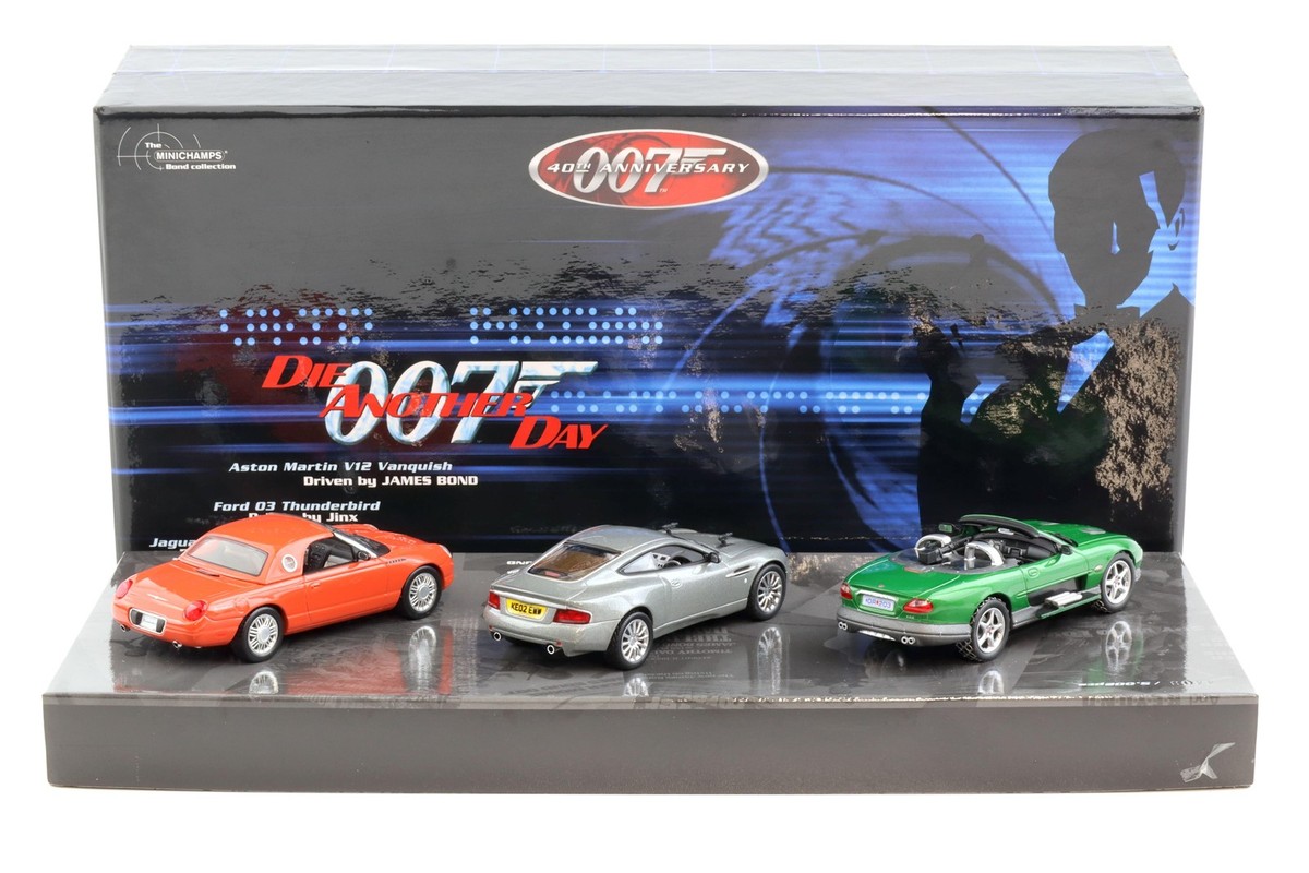 ミニチャンプス 1/43 die another day 007 ボンドカー 1:43 Minichamps James Bond 007 Die Another Day 3-Car Box Set Aston
