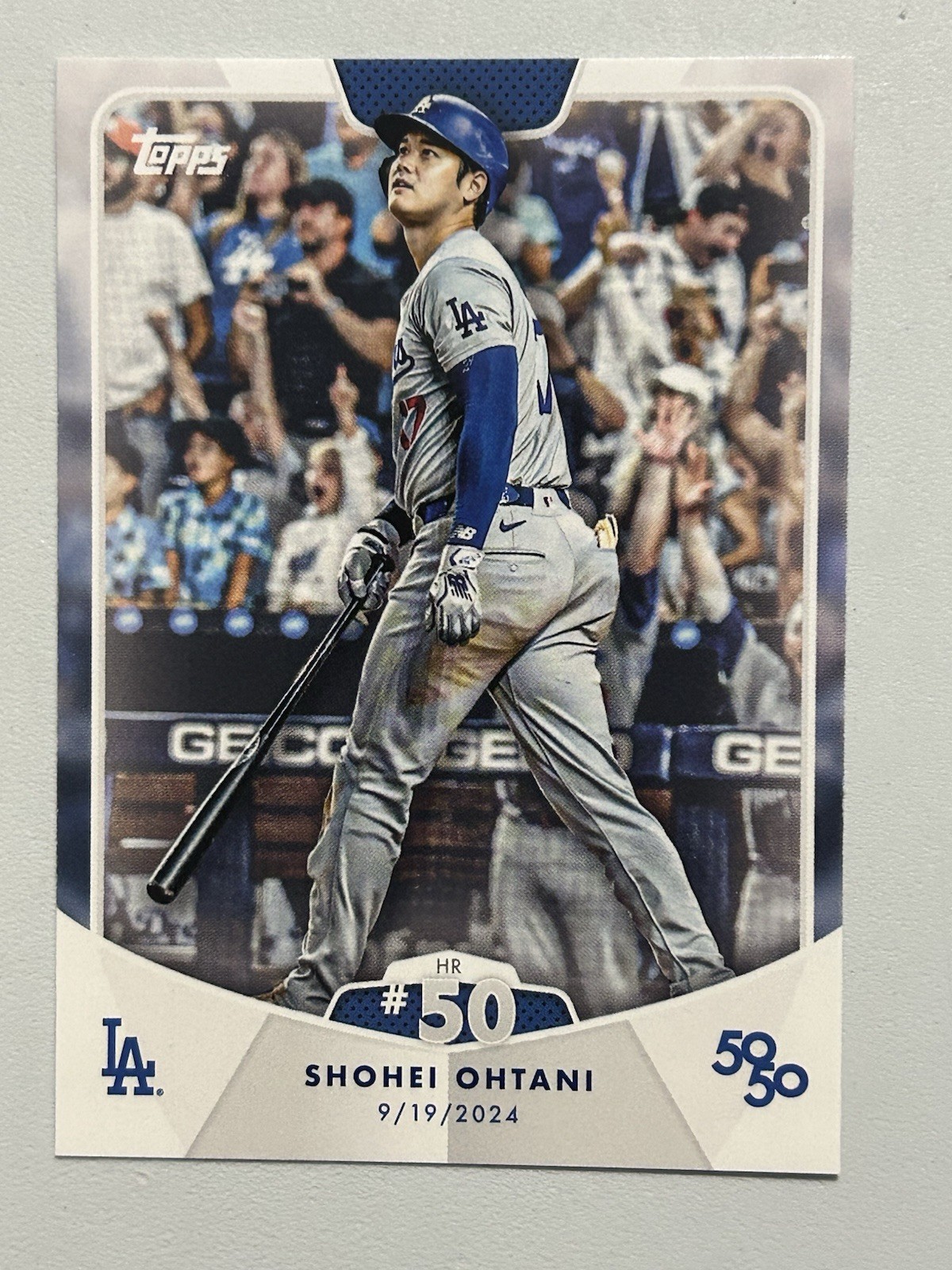 Shohei Ohtani #HR50 (Baseball Cards 2024 Topps 50/50: Shohei Ohtani) — is it worth grading?