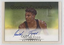 2021 Upper Deck Goodwin Champions Horizontal Auto Isaiah Todd #HA-IT Auto 0x1