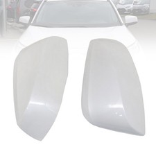 2 Pcs Pearl White Rearview Mirror Cover Fit for Toyota Rav4 2019-2024 87945-4...