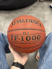 Spalding TF-1000 Basketball ZK Microfiber Leather Size 28.5 Vintage Holds Air