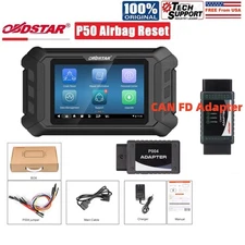 OBDSTAR P50 Covers Over 15200+ E*U Part No. &95 Brands With CANFD CAN FD Adapter