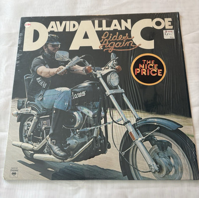 David Allan Coe    Rides Again (Vinyl LP, 1977)  Columbia Records