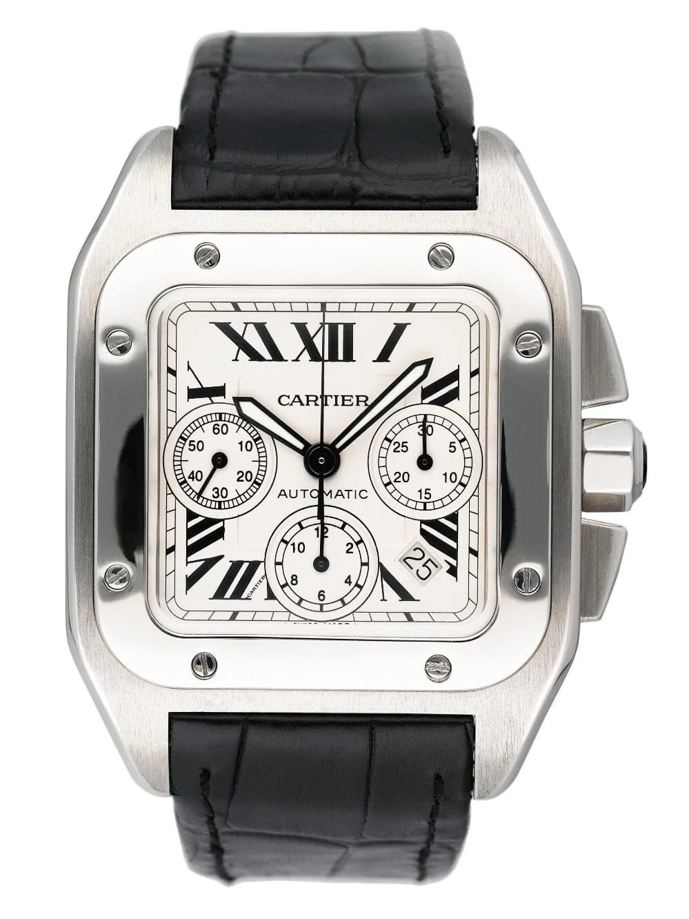 Cartier Santos-100 XL W20090X8 Chronograph Steel