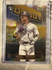 2025 Topps Finest - Debut Adael Amador #D-3 Gold Refractor /50 (RC)
