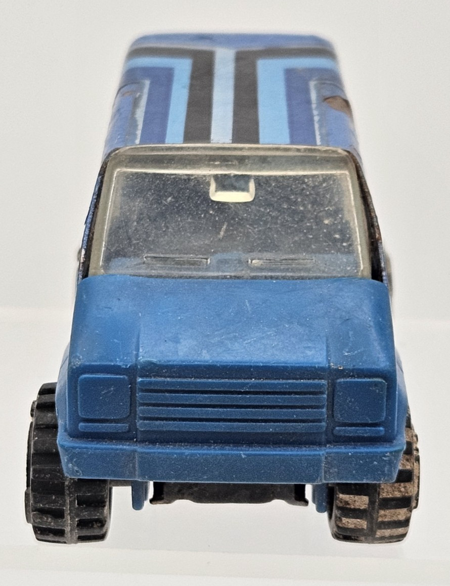 Vtg 1978 Tonka Bay Window SCRAMBLER VAN Blue   Metal 4" Vehicle Damaged thumbnail 4