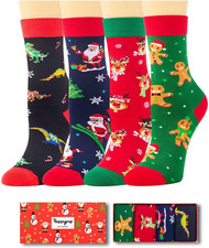 Christmas Gifts Stocking Socks for Big Kids - Secret Santa Gifts Xmas Stockin...