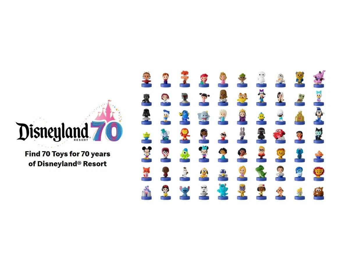 2025 McDonald's X Disney 70th Anniversary Collectibles Happy Meal