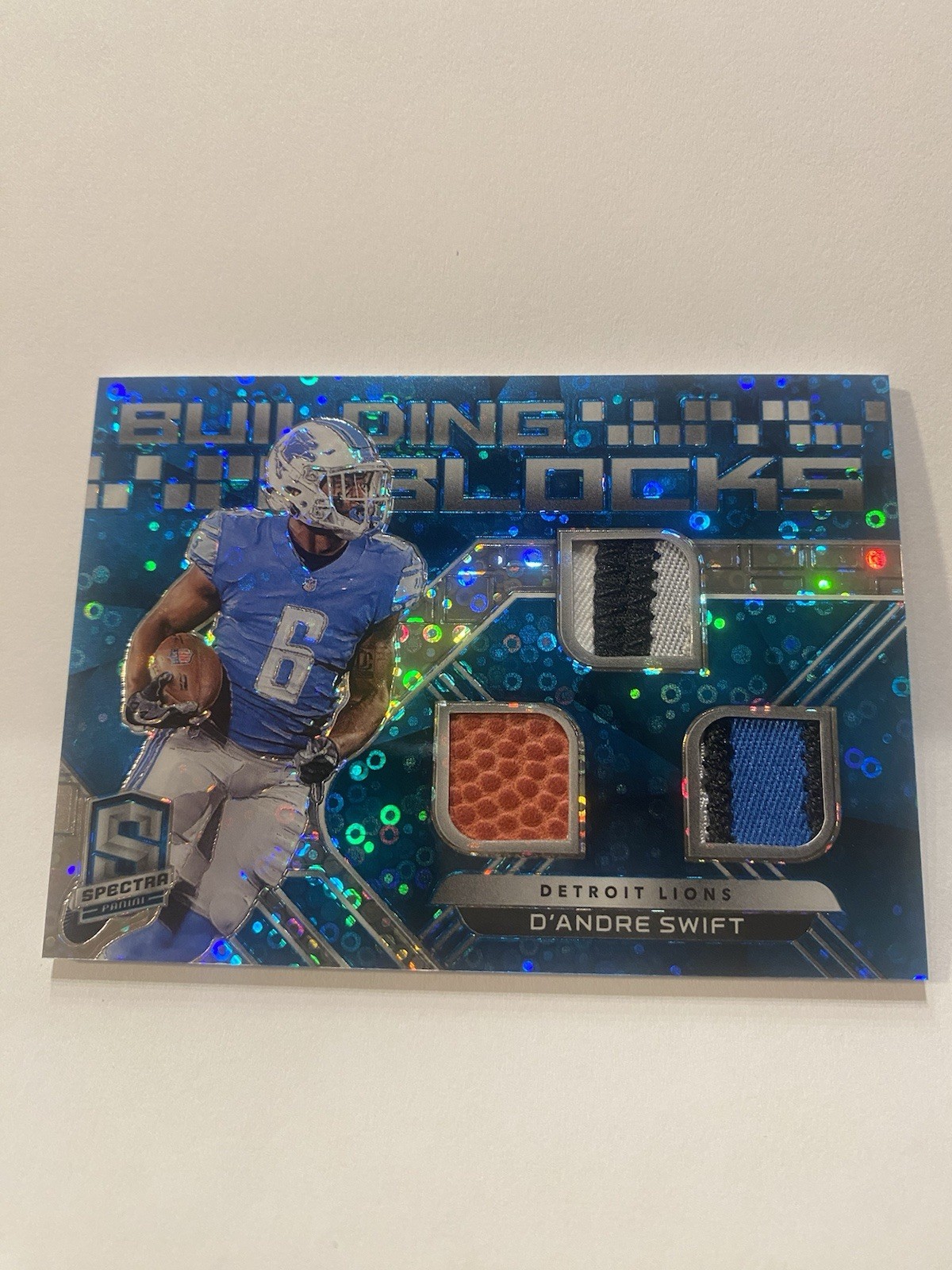 D'Andre Swift Panini Spectra Building Blocks Relics #BB9 Base