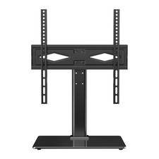 TV Stand Mount, Swivel Universal TV Stand for 32 to 55 inch TVs, Height Adjustab