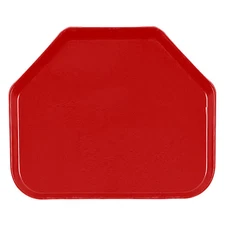 Cambro 1520TR510 Camtrays Red 15" x 20.25" Trapezoid Tray