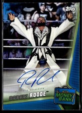 Bobby Roode: 2019 Topps WWE Money in the Bank Autographs Blue /50 #A-BR