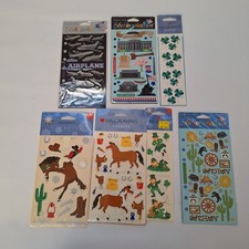 Lot of 1980 s Sticker Mods 1983 Mrs Grossman Horses Stickopotamus Western Clover
