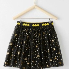NWT 120 US 6-7 Hanna Andersson Batgirl / Batman Skirt Size