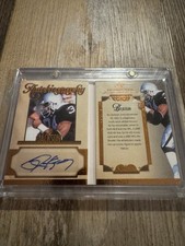 2025 Leaf Bo Jackson 9/25 Autobiography History Book Auto Booklet Raiders