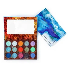 nomad eyeshadow palette Iceland Fire And Ice