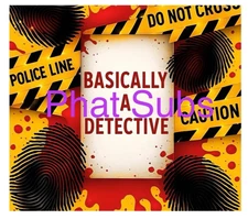 20oz Sublimation Tumbler Wrap Basically A Detective Ready To Press Heat Transfer