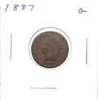 1887 US Indian Head Cent  G Good Free Shipping