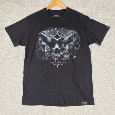 Sullen Art Collective Graphic T Shirt Mens L Skull Art Driven Douglas Prudente