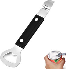 Black Magician Stainless Steel Can & Bottle Opener, 1PCS