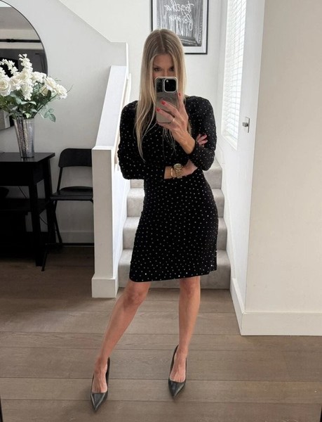 Women Jimmy Choo Dress Black Viscose 38 / M / 46