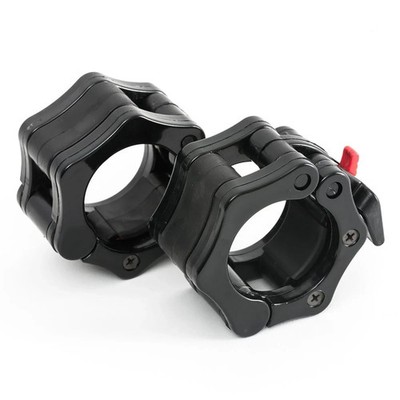 1 Paar 50 mm Spinlock Halsbänder Langhantel Halsband Schloss Clips Gewichtheben PORTOFREI