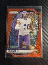 2024 Panini Prizm #189 Ivan Pace Jr. Red Sparkle