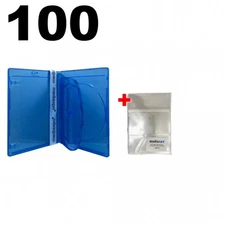 100 PREMIUM STANDARD Blu-Ray Triple 3 Disc Cases 12MM & 100 OPP Bags