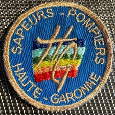 ECUSSON PATCH SAPEURS POMPIERS  DE LA HAUTE GARONNE (ECU 90)