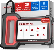 THINKCAR OBD2 Scanner ThinkScan Plus S7 Diagnostic Scan Tool ABS SRS AC *6110A6E