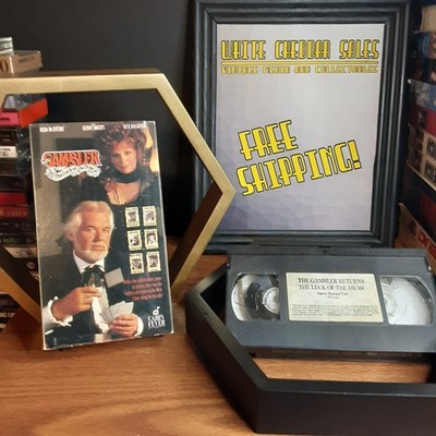 The Gambler Returns - VHS 1991 - Kenny Rogers - Free Shipping! Buy 2 Get 1 Free!